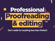 I will edit and proofread your research proposal (Upto 5000 words)